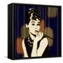 Pixeled Hepburn-Anna Polanski-Framed Stretched Canvas