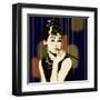 Pixeled Hepburn-Anna Polanski-Framed Art Print