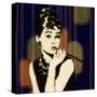 Pixeled Hepburn-Anna Polanski-Stretched Canvas