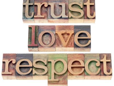 Trust, Love, Respect Words
