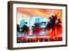 Pixelusa - Miami Art Deco-Philippe HUGONNARD-Framed Art Print