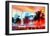 Pixelusa - Miami Art Deco-Philippe HUGONNARD-Framed Art Print