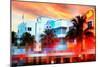 Pixelusa - Miami Art Deco-Philippe HUGONNARD-Mounted Art Print