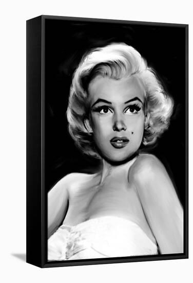 Pixie Marilyn-Jerry Michaels-Framed Stretched Canvas