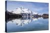 Piz Da La Margna Is Reflected in the Clear Water of Lake Sils, Switzerland-Roberto Moiola-Stretched Canvas