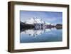 Piz Da La Margna Is Reflected in the Clear Water of Lake Sils, Switzerland-Roberto Moiola-Framed Photographic Print