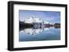 Piz Da La Margna Is Reflected in the Clear Water of Lake Sils, Switzerland-Roberto Moiola-Framed Photographic Print