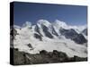 Piz Palu, in the Bernina Region, Swiss Alps, Switzerland, Europe-Angelo Cavalli-Stretched Canvas