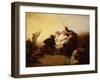 Pizarro Seizing the Inca of Peru, 1846-John Everett Millais-Framed Giclee Print