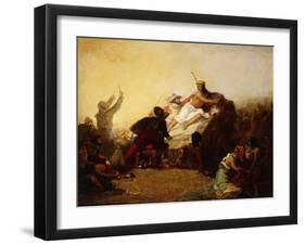 Pizarro Seizing the Inca of Peru, 1846-John Everett Millais-Framed Giclee Print