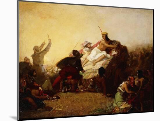 Pizarro Seizing the Inca of Peru, 1846-John Everett Millais-Mounted Giclee Print