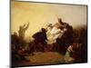 Pizarro Seizing the Inca of Peru, 1846-John Everett Millais-Mounted Premium Giclee Print