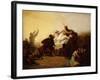 Pizarro Seizing the Inca of Peru, 1846-John Everett Millais-Framed Giclee Print