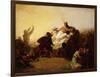 Pizarro Seizing the Inca of Peru, 1846-John Everett Millais-Framed Giclee Print