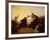 Pizarro Seizing the Inca of Peru, 1846-John Everett Millais-Framed Giclee Print