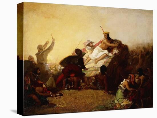 Pizarro Seizing the Inca of Peru-John Everett Millais-Stretched Canvas