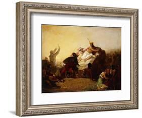 Pizarro Seizing the Inca of Peru-John Everett Millais-Framed Giclee Print