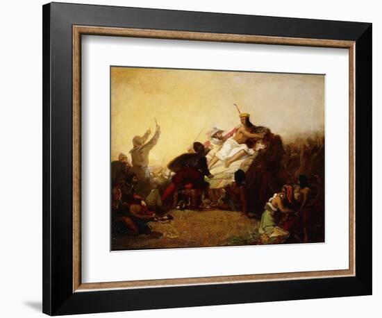 Pizarro Seizing the Inca of Peru-John Everett Millais-Framed Giclee Print