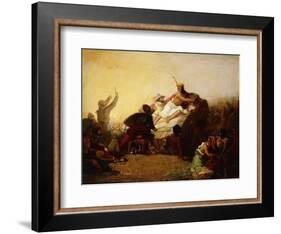 Pizarro Seizing the Inca of Peru-John Everett Millais-Framed Giclee Print