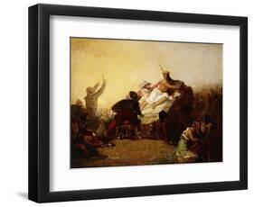 Pizarro Seizing the Inca of Peru-John Everett Millais-Framed Giclee Print