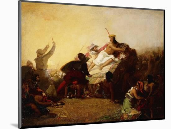 Pizarro Seizing the Inca of Peru-John Everett Millais-Mounted Giclee Print