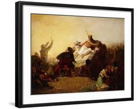 Pizarro Seizing the Inca of Peru-John Everett Millais-Framed Giclee Print