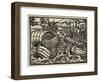 Pizarro Sets Sail from Panama to Conquer Peru-null-Framed Art Print