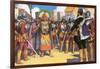 Pizarro Spurned the Friendship of the King of the Incas-Alberto Salinas-Framed Giclee Print