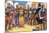 Pizarro Spurned the Friendship of the King of the Incas-Alberto Salinas-Mounted Giclee Print