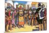 Pizarro Spurned the Friendship of the King of the Incas-Alberto Salinas-Mounted Giclee Print
