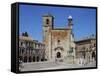 Pizarro Statue and San Martin Church, Plaza Mayor, Trujillo, Extremadura, Spain, Europe-Jeremy Lightfoot-Framed Stretched Canvas