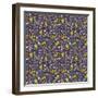 Pizza & Eyeballs Pattern-Lauren Ramer-Framed Giclee Print