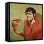 Pizza Guy-Thomas MacGregor-Framed Stretched Canvas