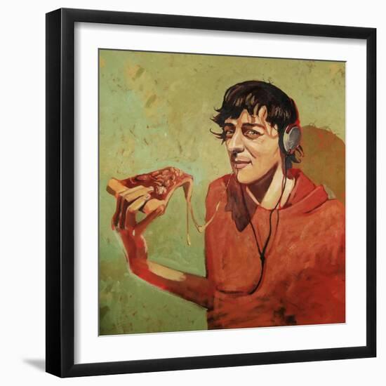 Pizza Guy-Thomas MacGregor-Framed Giclee Print