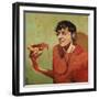 Pizza Guy-Thomas MacGregor-Framed Giclee Print