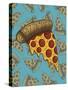 Pizza Is Life-Lauren Ramer-Stretched Canvas