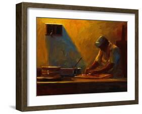 Pizza Maker-Pam Ingalls-Framed Giclee Print