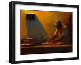 Pizza Maker-Pam Ingalls-Framed Giclee Print