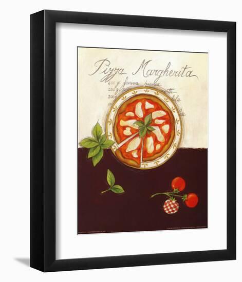 Pizza Margherita-Sophie Hanin-Framed Art Print