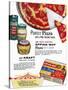 Pizza Mix Ad, 1960-null-Stretched Canvas