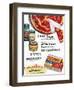 Pizza Mix Ad, 1960-null-Framed Giclee Print