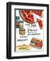 Pizza Mix Ad, 1960-null-Framed Giclee Print