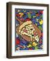 Pizza Slice With Toppings-Ron Magnes-Framed Giclee Print