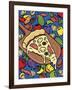 Pizza Slice With Toppings-Ron Magnes-Framed Giclee Print