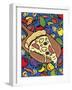 Pizza Slice With Toppings-Ron Magnes-Framed Giclee Print