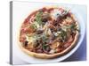 Pizza Topped with Prosciutto, Olives, Capers and Rocket-Joachim Turré-Stretched Canvas