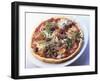 Pizza Topped with Prosciutto, Olives, Capers and Rocket-Joachim Turré-Framed Photographic Print