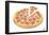 Pizza Toppings Text Poster-null-Framed Poster