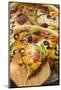 Pizza with Cheese, Salami, Peppers, Olives; Piece on Server-Foodcollection-Mounted Photographic Print