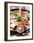 Pizza with Tomatoes and Rocket-null-Framed Photographic Print